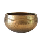 Solid Brass Tibetan Hammered Om Singing Bowl For Meditation Yoga 3 5  X 2 