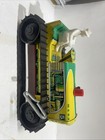 Vintage 50s  Marx Tin Litho  5 Climbing Tractor Wind Up With Box   Driver Works