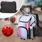 Bowling Ball Bag For Women  Bowling Backpack For Single Ball With Shoe Compar   