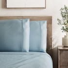 100  Cotton Percale Bed Sheet Set Antimicrobial 4 Piece Full Size Deep Pocket Us