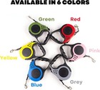 16 5ft Automatic Retractable Dog Leash Pet Collar Automatic Walking Lead Free Us