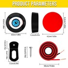 3d Devil Eye Led Decorative Light - Dynamic Motorcycle Car Lens  car Eyes 