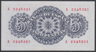 Spain 5 Pesetas  12-04-1947  Au-unc  P  134b    Banknote  Uncirculated