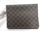 Authentic Louis Vuitton Damier Ebene Agenda Bureau Notebook Cover  39984