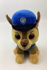 Ty Paw Patrol Large 10  Chase Plush Dog 2019 Tush Tag