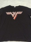 Van Halen Red Logo Black Short Sleeve 100  Cotton T Shirt Size Medium Unisex