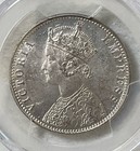 British Indian Rupee Silver Coin 1901 Ms61 Victoria Bumb Pcgs Beautiful