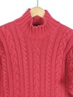 Vintage Polo Country Ralph Lauren Sweater Mens Large Red 100  Cotton Cable Heavy
