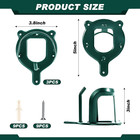 3 Counts Horse Bridle Rack Bracket Bridle Hooks Tack Storage Halter Hanger Metal