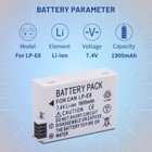 3-pack Lp-e8 Battery With Smart Triple Slot Lcd Charger For Canon Eos Rebel T   