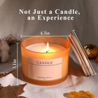 Lamorgift 6 Pack 16 Oz Orange Glass Candle Jars  Large Candles Jars For Makin   