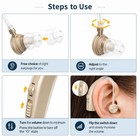 1 Pair Of Digital Hearing Aid Severe Loss Rechargeable Invisible Bte Ear Aids Us