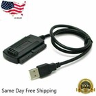 New Ide Sata To Usb 2 0 Adapter Converter Cable For 2 5 3 5 Inch Hard Drive Hd
