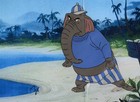 Original Production Cel Of The Elephant From Bedknobs And Broomsticks  1971 