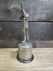 Vintage 1935 Vermin Control Falconer Rod And Gun Club Trophy