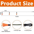 4 Pack Deer Scent Drag Line Hunting Scent Applicators With Clip Orange