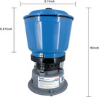 9lbs Electric Vibratory Tumbler Polishing Machine Capable Of Dry And Wet Polishi
