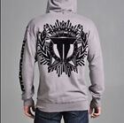 Throwdown By Affliction  silver  Zip Up Hoodie