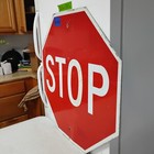 Stop Sign 30  Authentic Retired Street Traffic Road Sign Lot 12-508