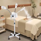 3 In 1 Facial Steamer Magnifying Lamp Hot  cold Ozone Machine Spa Salon Beauty