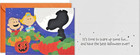 Hallmark Snoopy Halloween Card
