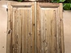 Antique French Double Doors  42 5x91 75  Raised Panel Doors  European Doors A573