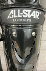 Allstar Players Series Intermediate Catchers Leg Guards Ventilated Shell Black