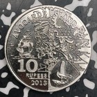 2013 Mauritius 10 Rupees Lot f8014 High Grade  Beautiful  Angelfish