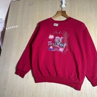 Vintage Northern Getaway Pullover Sweatshirt Boys Medium Graphic Print Dino 90s
