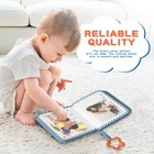 Baby s First Family Album Soft Cloth Photo Book With Mirror Holds 17 Photos