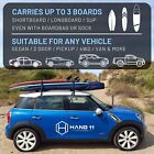 Hang 11 Surfboard Roof Rack  Premium Surfboard Car Rack  Carries Up To 3 Boards