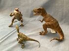 Papo Dinosaur Figure Lot - T Rex - Baryonyx And Velociraptor- New With Tags  