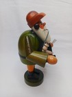 Erzgebirge German Smoking Man Owc Wooden Hand Painted