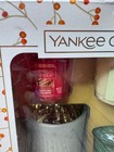 Yankee Candle Votive Gift Set With 3 Samplers   Glass Holder - Sparkling Cinnamo
