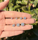 Vvs Moissanite Stud Earrings For Women Men 925sterling Silver Earrings Certifie