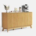 58  Modern Farmhouse Buffet Cabinet Wood Storage Sideboard For Dining Room