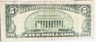 Series 1953a  5 Silver Certificate  blue Seal 