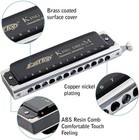 Easttop King Dream Chromatic Harmonica Key C 12hole 48tone Mouth Organ Harmonica