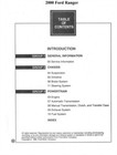 2000 Ford Truck Ranger Factory Shop Service Manual