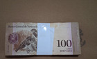 Venezuela Full Bundle Circulated 100 Bolivars Fuerte
