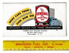 Vintage 1930 s Kendall s 2000 Mile Oil Unused Ink Blotter Amsterdam Ny