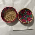 Hand Woven Basket Vintage  Possibly African