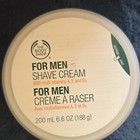 The Body Shop For Men Shaving Kit 200 Ml Shave Cream   Synthetic Brush Wood