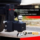 Airbird 2  Receiver Adjustable Trailer Hitch Ball Mount 2   2-5 16  Ball 5  Drop