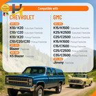 Rear Bumper Face Bar For 1973-1980 Chevy Chevrolet Gmc K5 K10 K20 C10 C20 C30