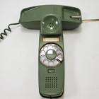 Vintage 70s Western Electric Trimline Avocado Rotary Dial Phone Cord   Plug