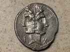 Roman Republic C  Fonteius Ar Denarius Vf 114 113bc