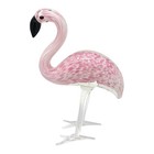 Pink Flamingo Glass Figurine 3 25 Inch Tall