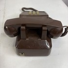 Vintage Premier 2500 Push Button Telephone Chocolate Brown Desk Landline Retro