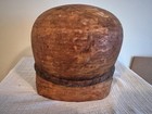 Unique  Round Bubble Crown   millinery Wood Block Hat Making  form mold brim